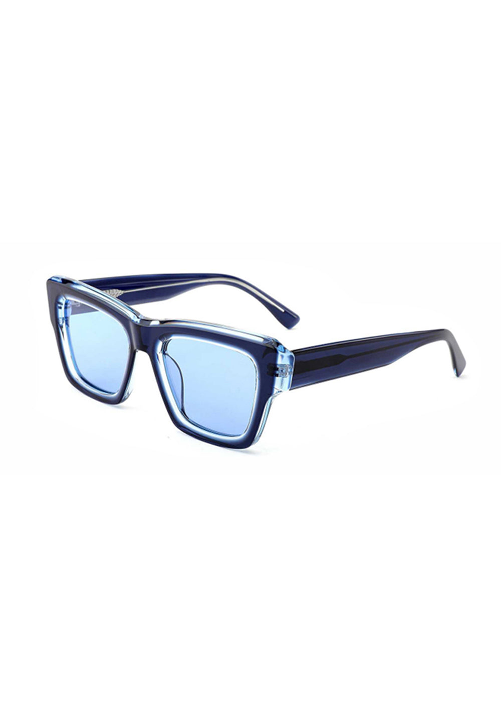 Contemporary Square Wrap Sunglasses - PSYLOS 1, Contemporary Square Wrap Sunglasses, glasses, LookMoney, PSYLOS 1